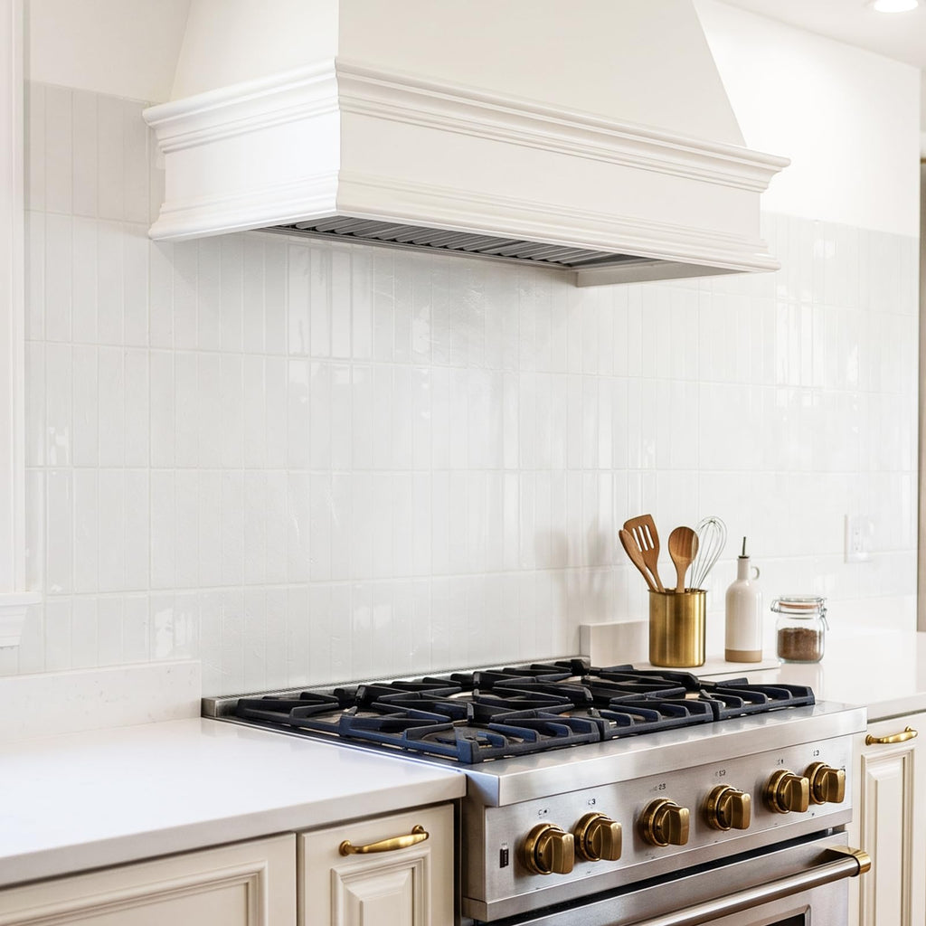 Subway Tile Peel and Stick Backsplash, 10-Pack, 11.4 x 9 Inch, White