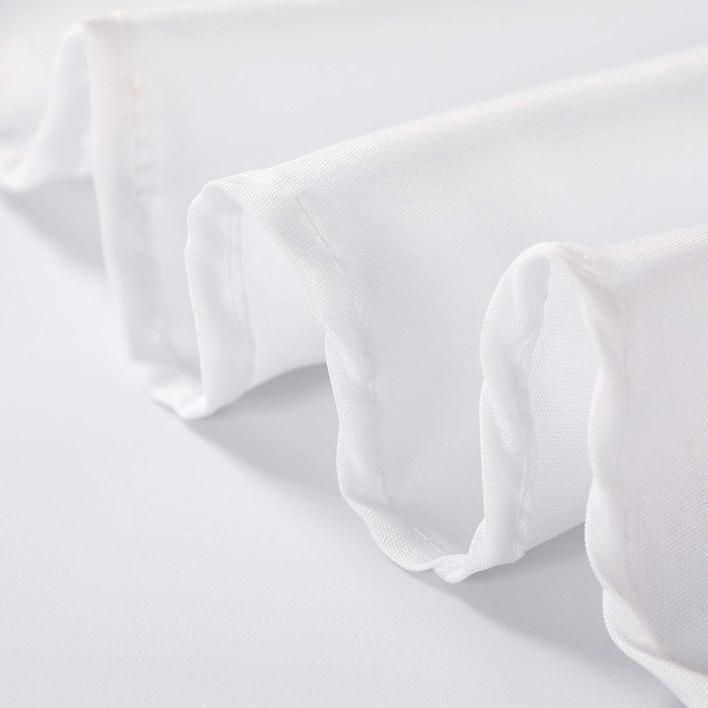 90 inch Round Tablecloth Washable Polyester Table Cloth Decorative Table Cover for Wedding Party Dining Banquet(90