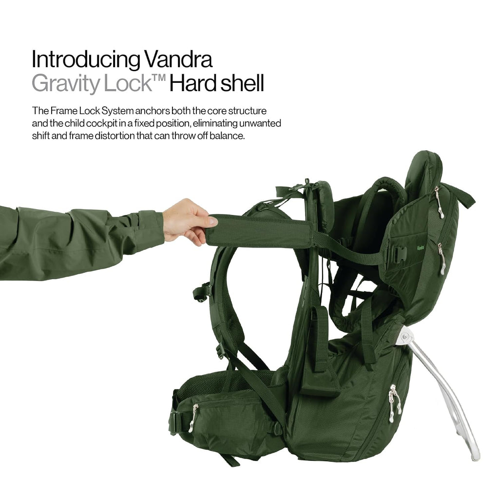 TM Forest - Scandinavian Hiking Baby Carrier Backpack - Gravity LockTM Hard-Shell Frame - Nest Child Carrier