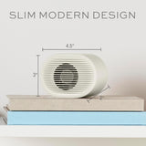 Portable Small Air Purifier, Rechargeable Corded/Cordless, HEPA Air Filter, Allergy Relief, Dust, Po