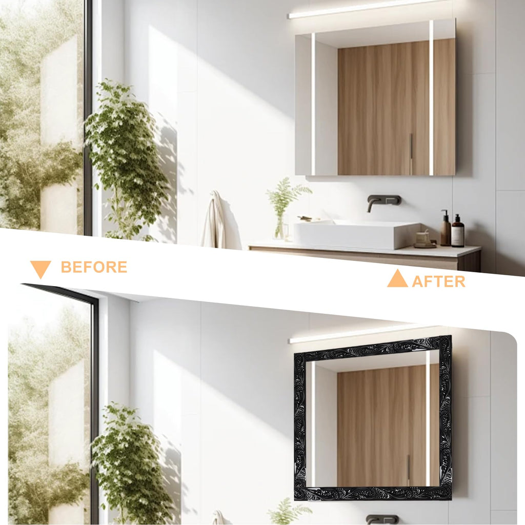 238 Inch Peel and Stick Wall Molding Vintage Pattern,Flexible Self Adhesive Molding Trim for Walls,Peel and Stick