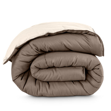 Comforter - Reversible Colors - Goose Down Alternative - Ultra-Soft - Premium 1800 Series - All