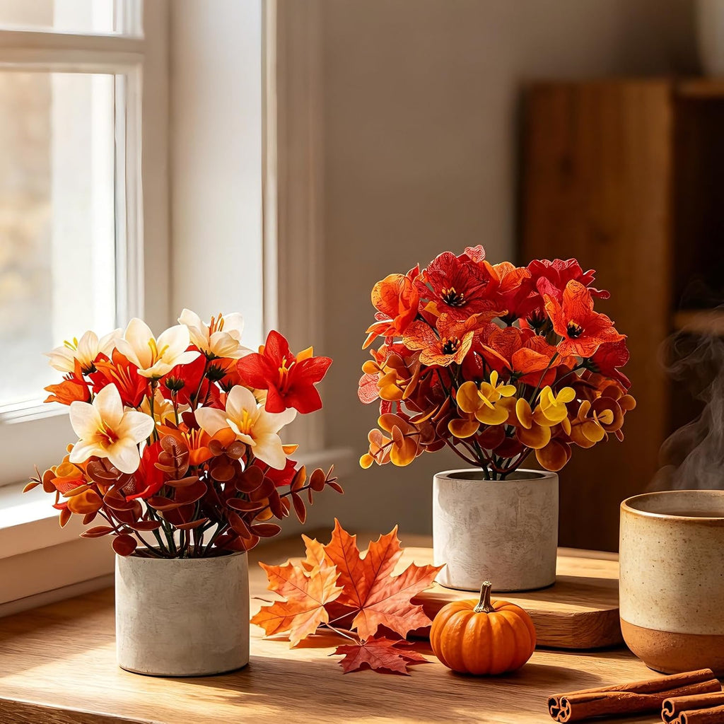 Fall Decor for Thanksgiving Autumn Home Fireplace Holiday Decor - Set of 3