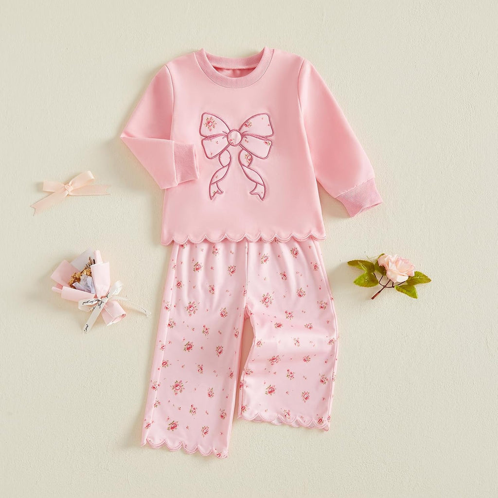 Toddler Baby Girl Clothes 6 9 12 18 Sweatshirt Pants Sets