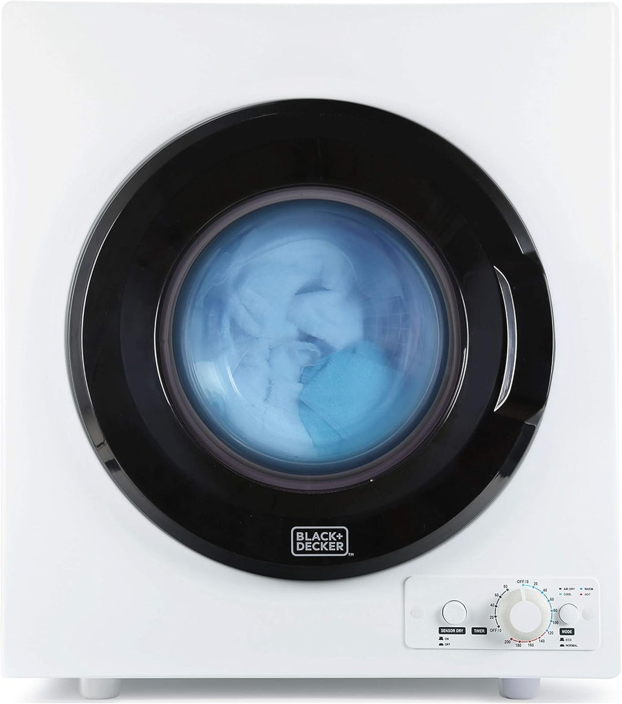 BCED26 Compact Dryer for Standard Wall Outlet, Small, 5 Modes, Load Volume 8.8 lbs., White