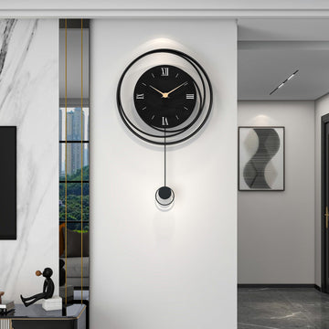 Big Modern Decorative Pendulum Wall Clock Decor