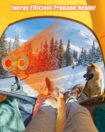 BTU Portable Propane Heaters for Outdoor Use, Propane Tank Heater Camping Tent, Large Safe Space Heater