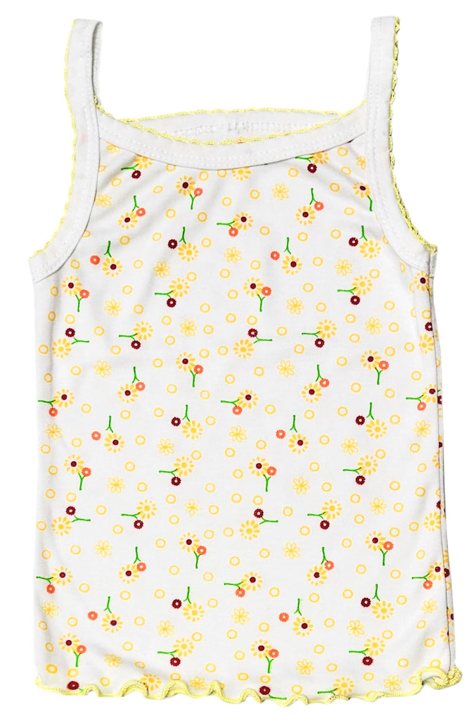 Girls' Cotton Camisole Tank Top Undershirt (Multipack)( Pack))
