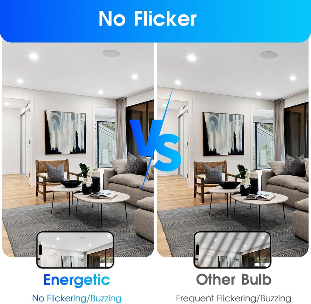 LED Recessed Light Bulbs BR40, 110W Equivalent 14W, Dimmable, 1600 High Lumens, Daylight 5000K, Indoor Flood Lights