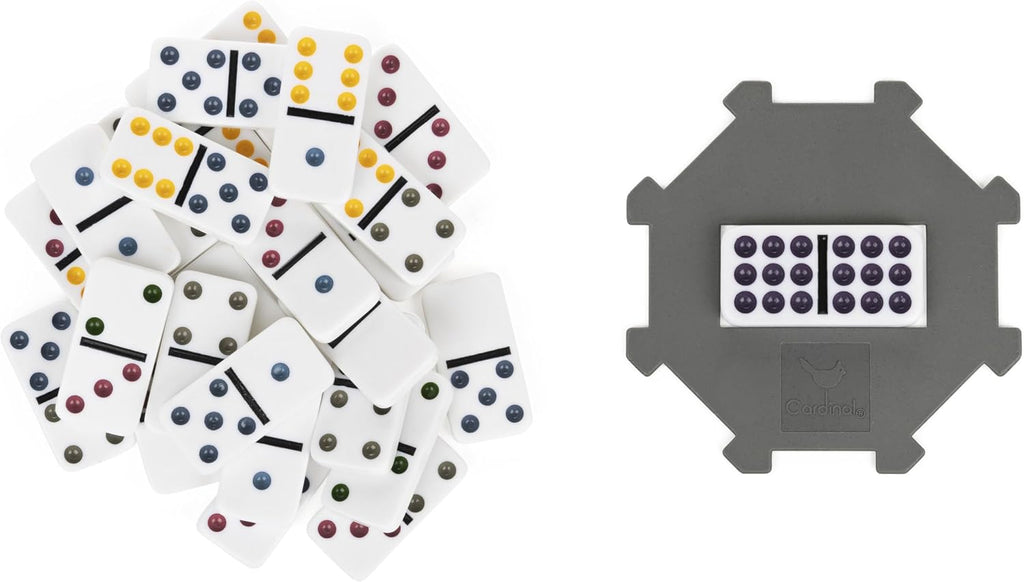 Double 9 Dominoes Set in Storage Tin Classic Tile Game