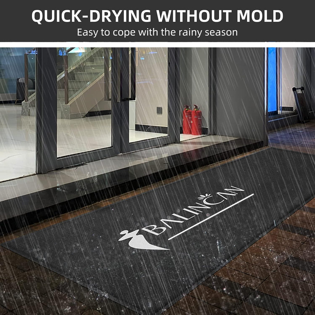 Custom Door Mats Personalized Logo Indoor Outdoor Waterproof Mat | Custom logos, text and colors for exclusive