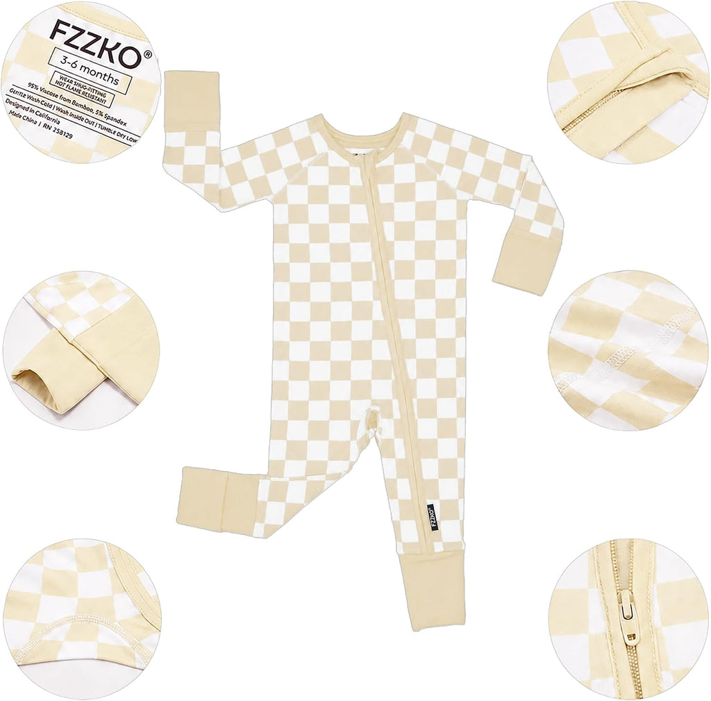 Onesie Pajamas, Viscose from Bamboo, & Sleepers
