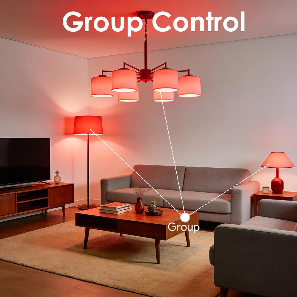 Energetic Matter Smart Light Bulb, BR30 Flood Bulb Work with Apple Home, Alexa, Google Home, SmartThings, LED