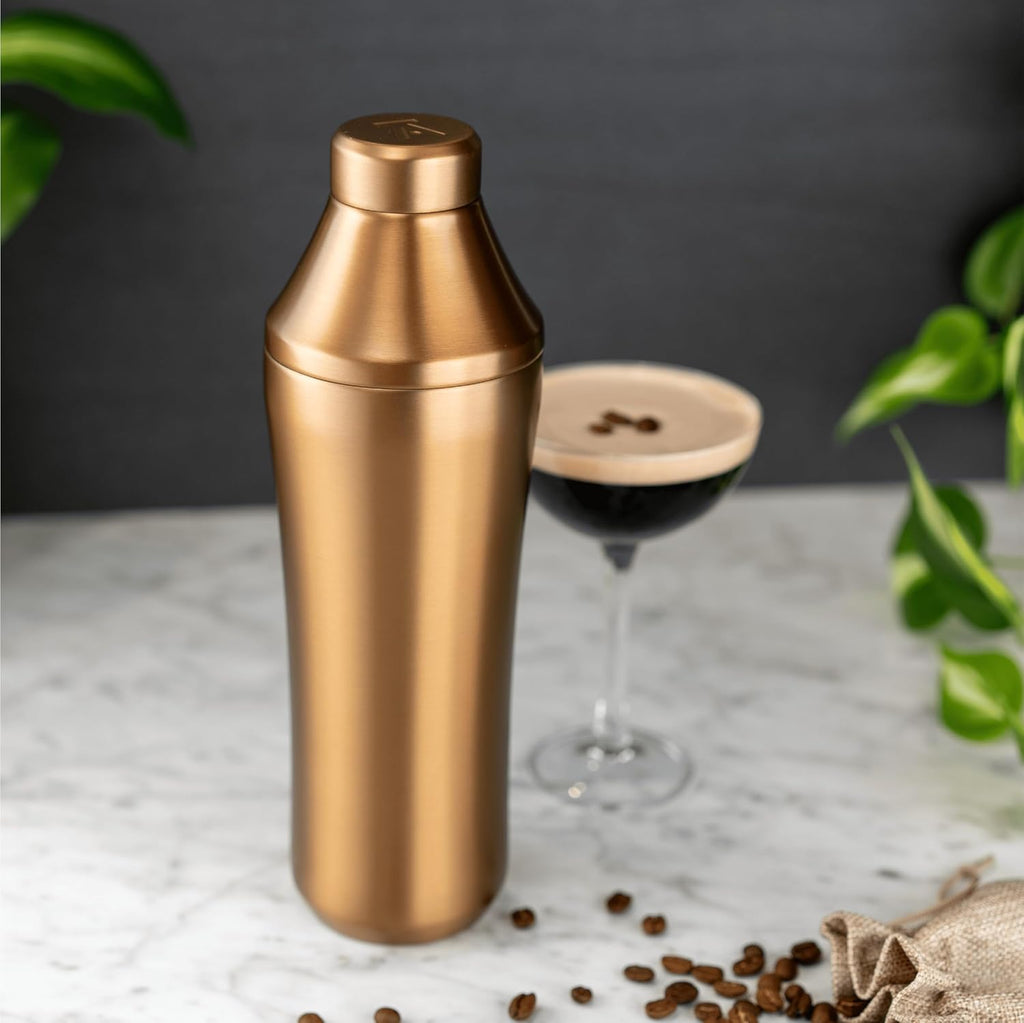Hybrid Cocktail Shaker, Vacuum Insulated Stainless Steel, Copper, 28 oz