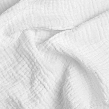 Double Gauze Cotton Fabric by the Yard, Cotton Muslin Fabric for DIY Craft & Sewing Material Like Dress, Towel