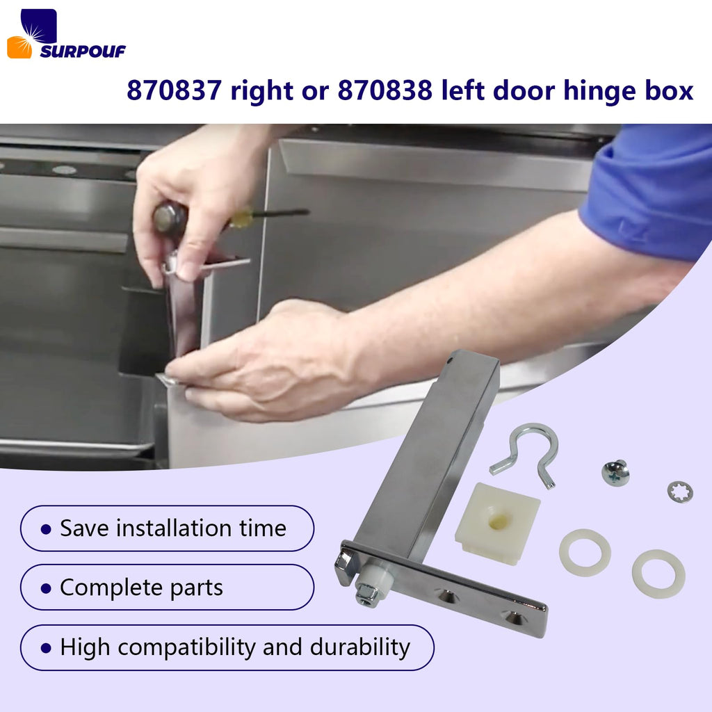 2Pack TOP Door Hinge Cartridge Fits for Both (870837 Right & 870838 Left Side)