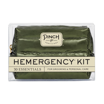 Hemergency Kit for Men, Includes 30 Style & Grooming Essentials, Gift & Accessory for Grooms, Best Man, Personal