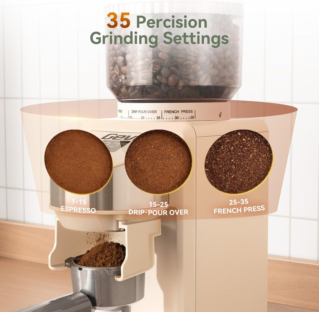 20 Bar Espresso Machine with Conical Burr Anti-Static Coffee Grinder | Removable Water Tank;Include Necessary