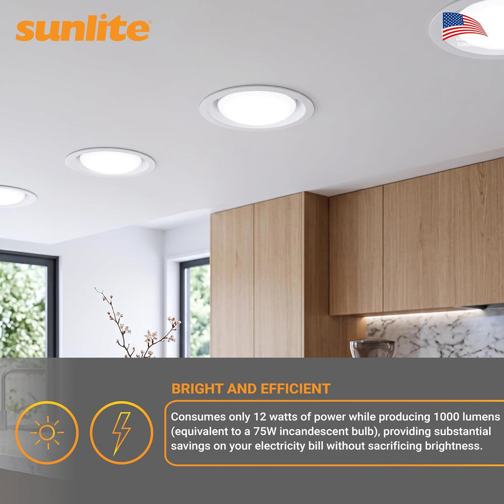 LED BR30 Reflector Light Bulb, 12 Watt (75W Equivalent), 1000 Lumens, 5 CCT Selectable (27K/30K/35K/40K/50K), 90 CRI