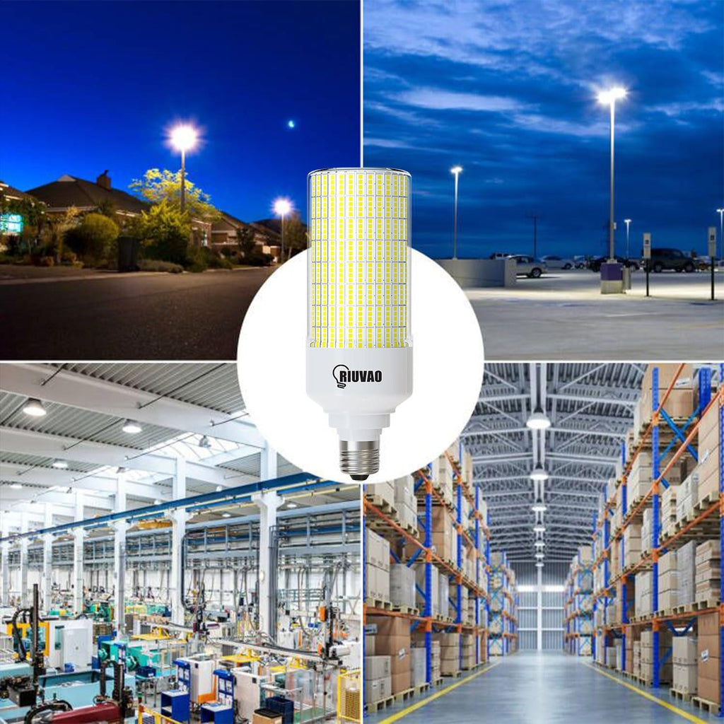 Led Corn Light Bulb 2 Pack, 800W Equivalent 5000K Daylight 12000Lm Super Bright E26/E39 Base 80W Led Bulbs, Replace
