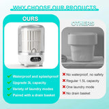 Portable Washing Machine, Underwear Washer, Small Washing Machines, Mini Washing Rechargeable Cordless Washing-Machine