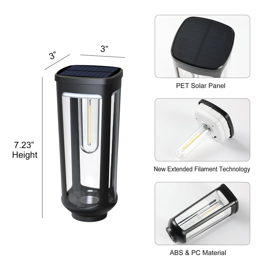 Solar Pathway Lights Outdoor Waterproof, 6 Pack Solar Walkway Lights