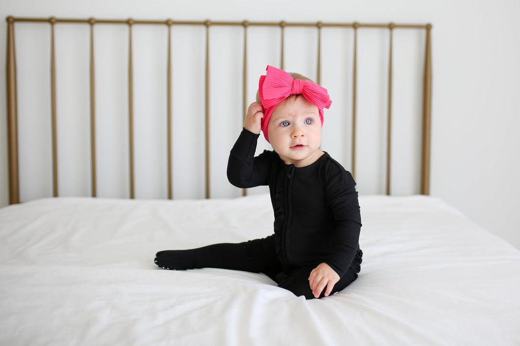 Footie Pajamas for Baby Girls, Soft Viscose from Bamboo