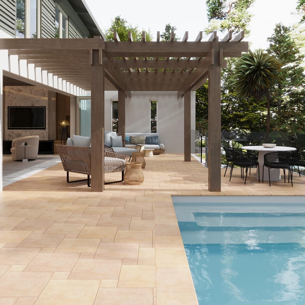 Mosaic Porcelain Tile Terracotta 6x6 Matte 19-Pack