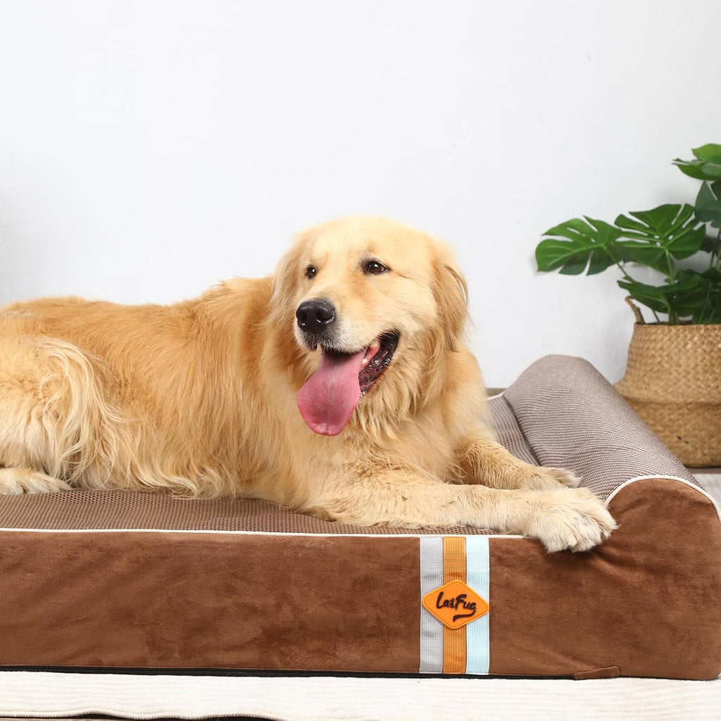 Dog Bed Removable Washable Cover Chocolate