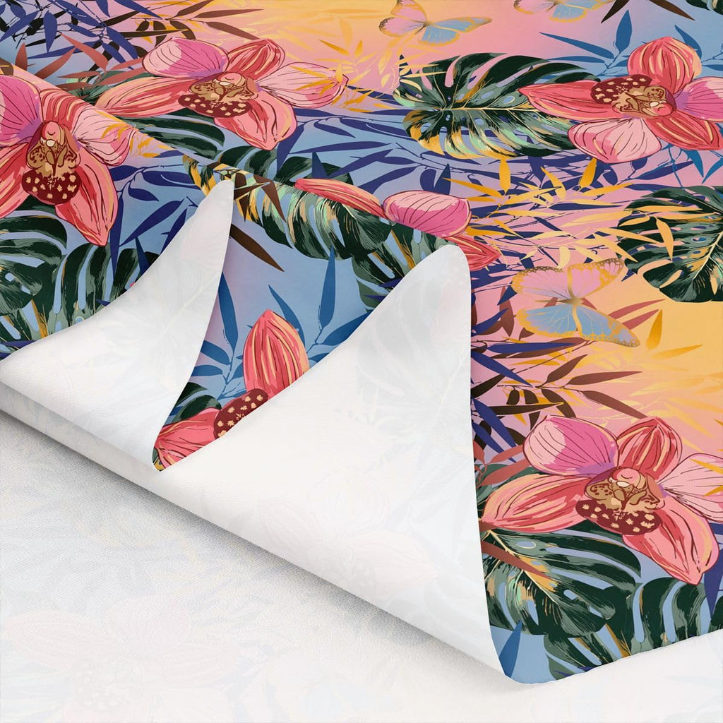Tropical Plants Fabric By The Yard Palm Leaf Upholstery Fabric Palm Tree Leaves Wild Jungle Botanical Decorative