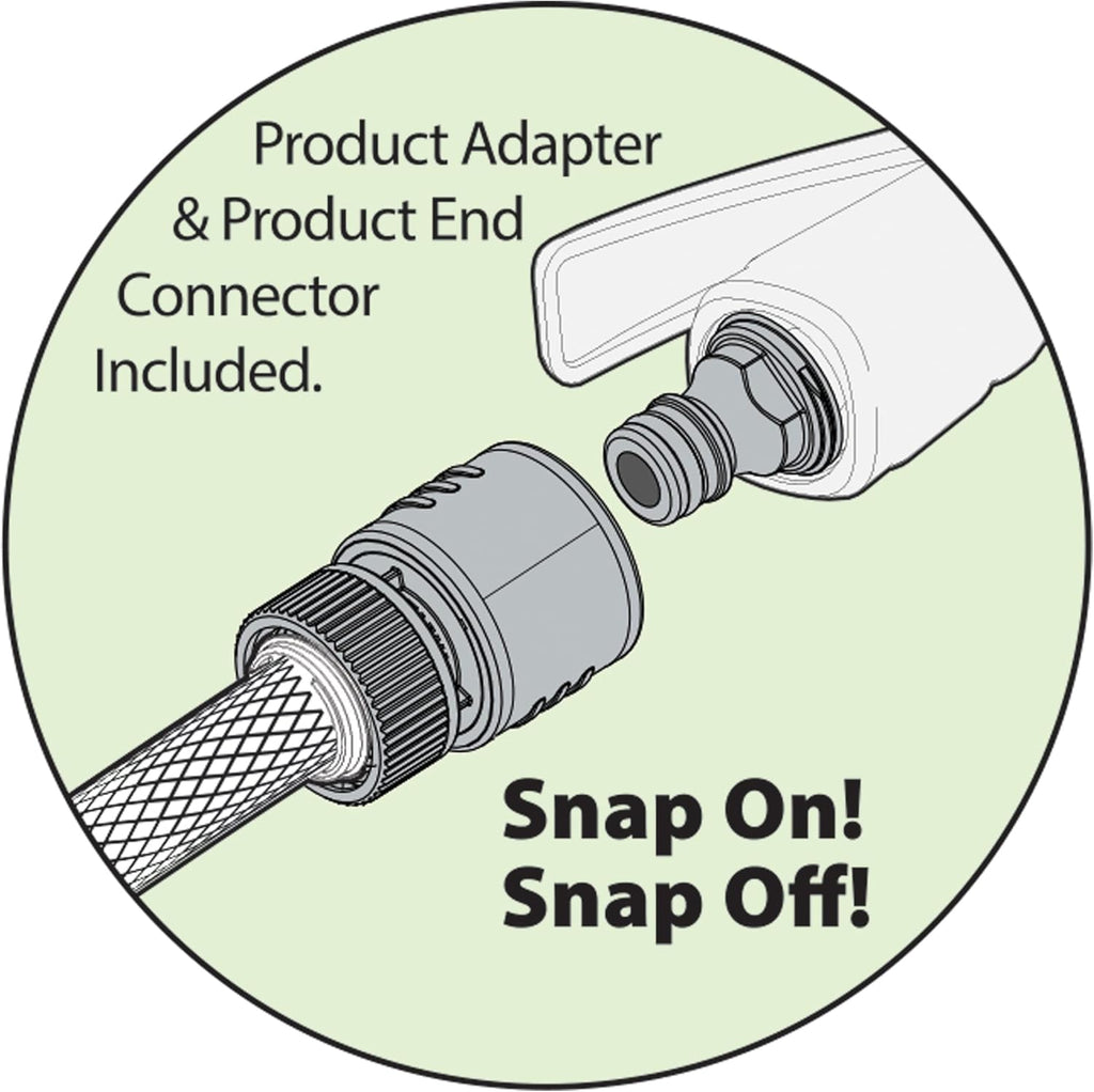 65178AMZ MiniMax Turbo Oscillating Sprinkler on Tripod, 4000 sq. ft., 4-Way Adjustable, Quick Connect Bundle, Black
