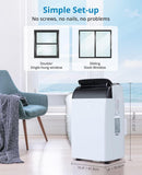 14000 BTU Portable Air Conditioners with Remote Control, 3-in-1 Free Standing Cooling AC Unit with Fan & Dehumidifier