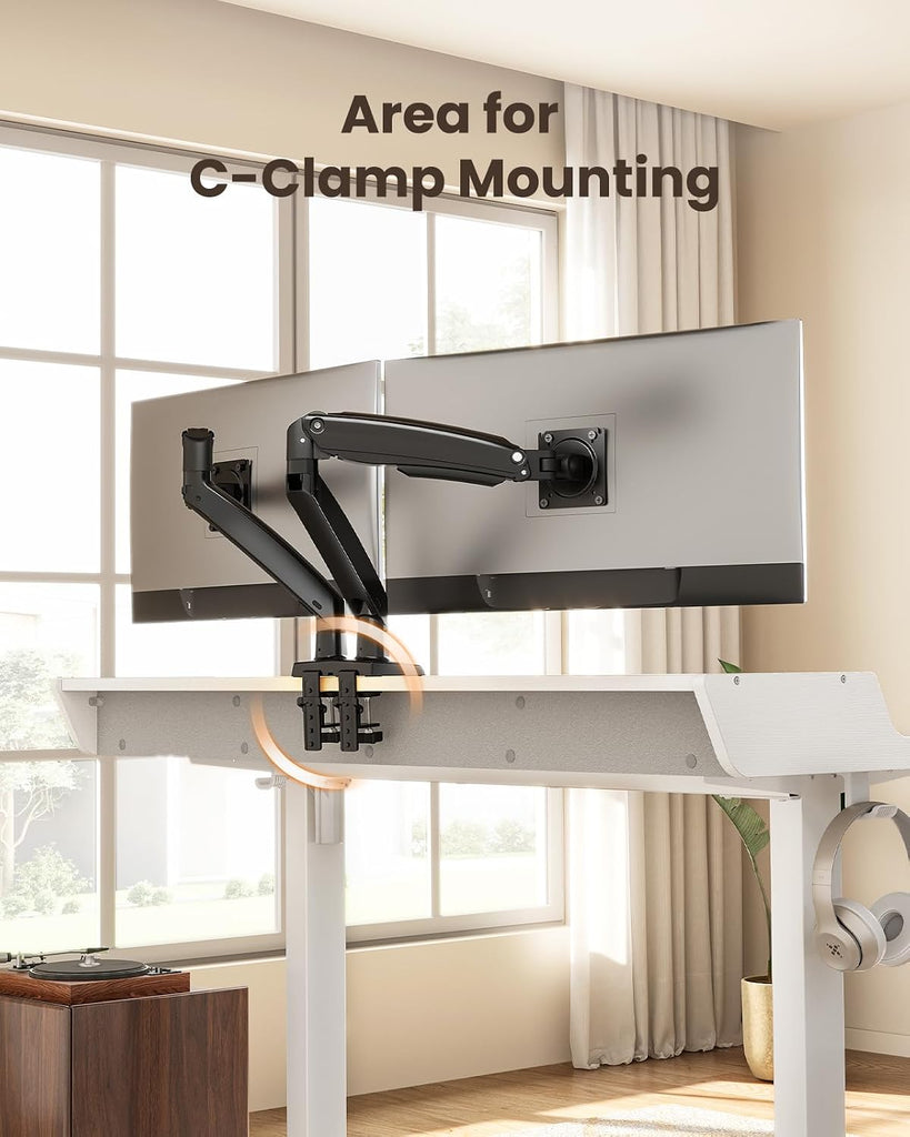 Electric Standing Desk with Drawers, 55′′ x 28′′ Gaming Table Compatible Monitor Stand, Stand up Desks, Home Office