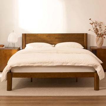 Japanese Joinery Bed Frame, No-Tool Assembly