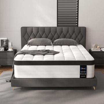 12 Inch California King Mattress, Hybrid Pocket Spring Medium | Medium firm 12-inch cal king mattress ideal for