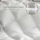 White Goose Down Fiber Comforter Full Queen