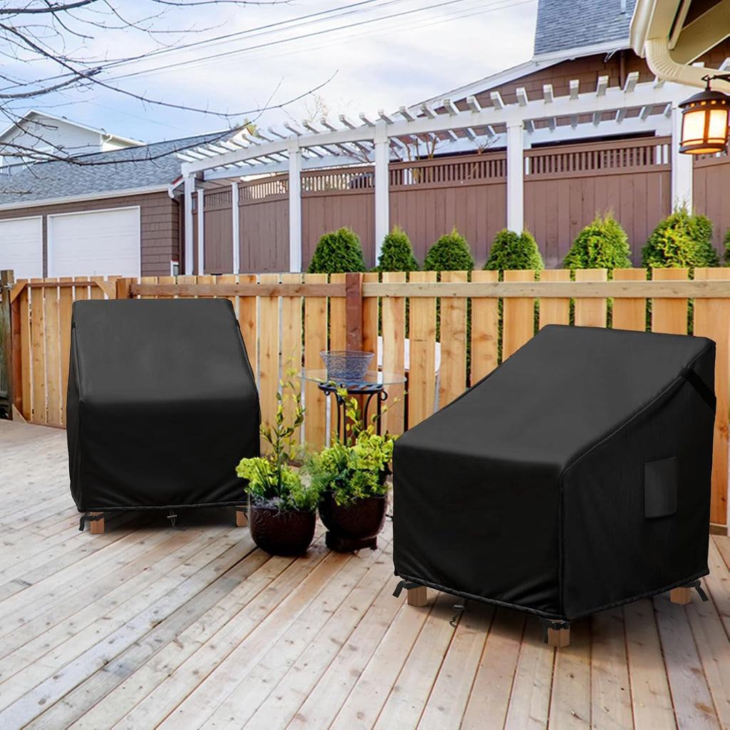 Patio Furniture Covers Waterproof, Outdoor Chair Covers for Rocking Chair, Fits up to 32W x 37D x 36H Inches