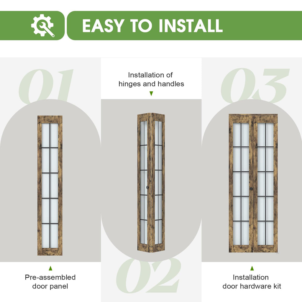 Preassembled Bifold Closet Doors for 24" X 80" Opening