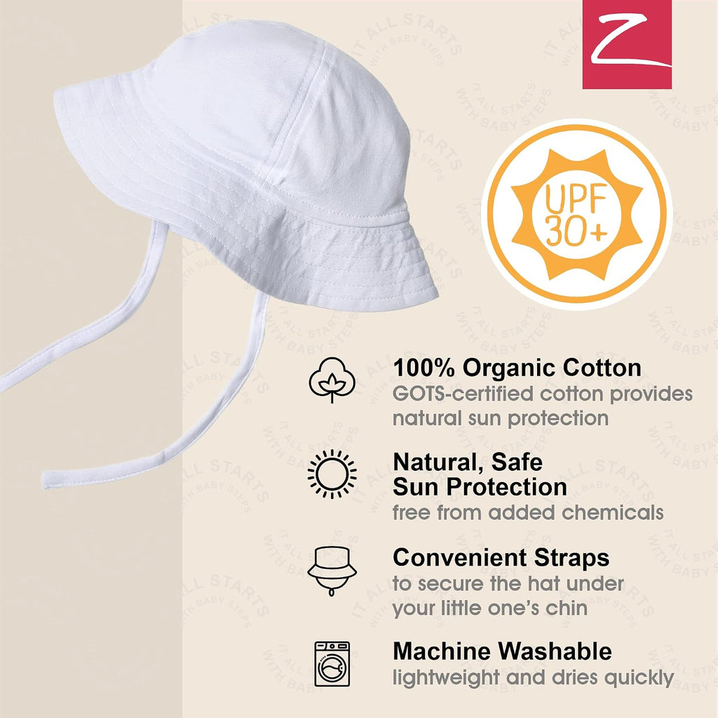 Girls' Unisex Baby Pastel Solid Sun Hat