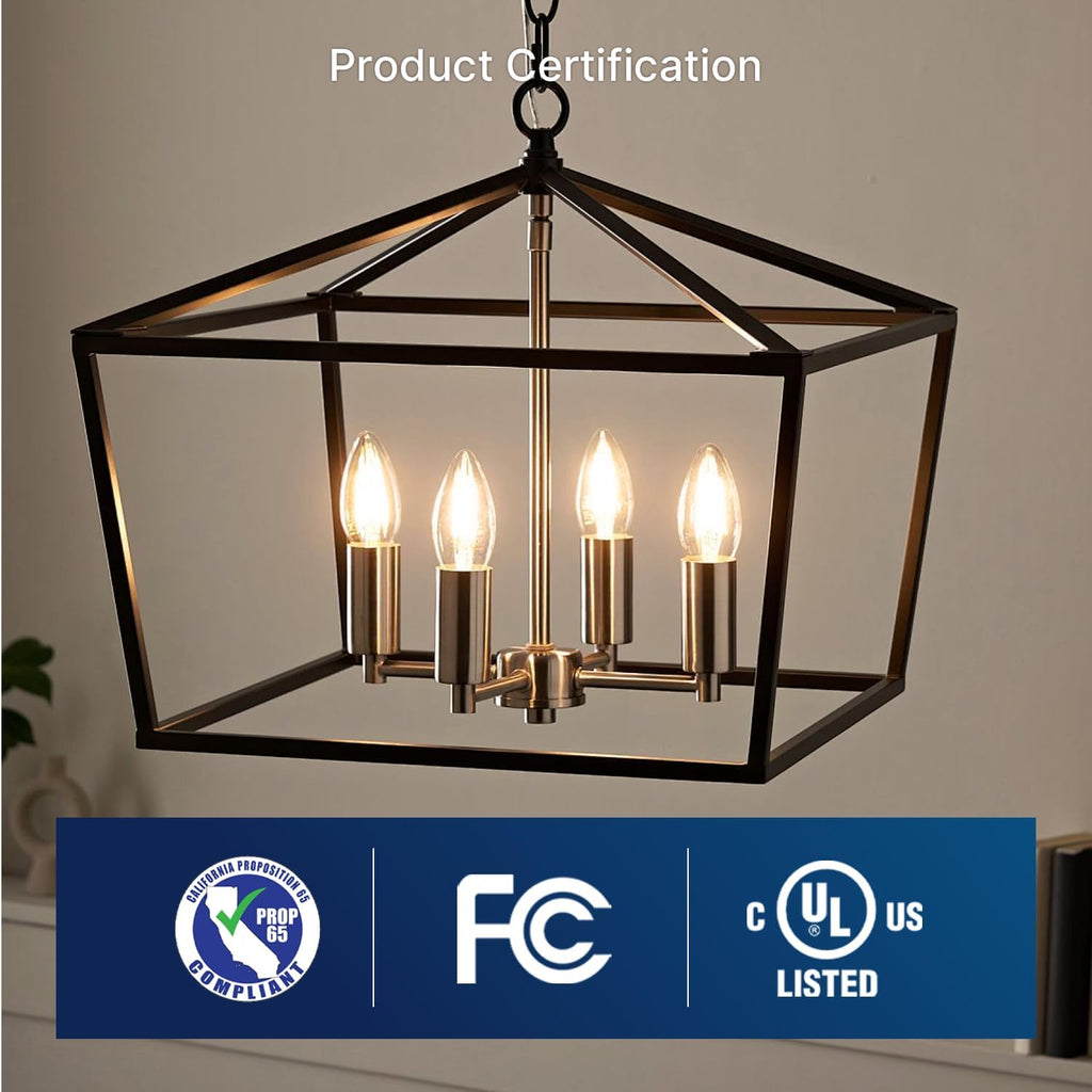 100W Equivalent LED Candelabra Bulbs, 800LM Dimmable B11 E12 LED Chandelier Light Bulbs, 5.5W, 2700K Soft White, 6