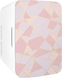 10L Mini Fridge for Bedroom - Car, Office Desk & Dorm Room 12v Portable Cooler Warmer Food, Drinks, Skincare, Beauty