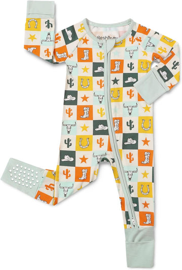 Viscose Baby Footie Pajama, Zipper Sleeper Boys Girls