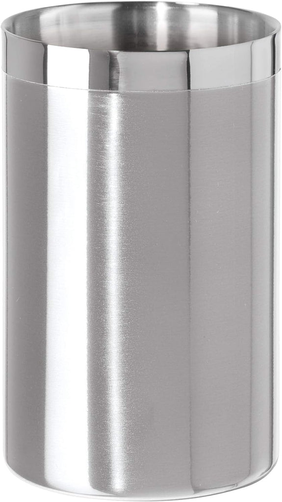 Stainless Steel Double Wall Wine Cooler - Insulated Tabletop Wine Chiller for White Wine & Champagne, Fits Most