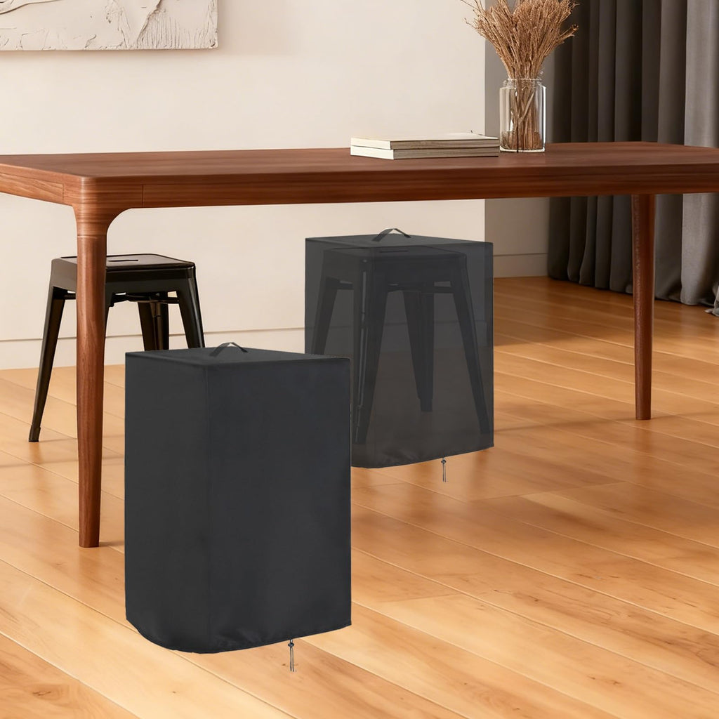 Outdoor Bar Stools Cover Set of 2, All-Weather Swivel Barstools Cover