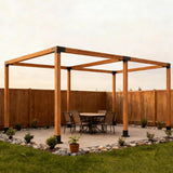 Pergola Kit with 3-Way Brackets & 4-Way Corner Brackets for  - Image 3