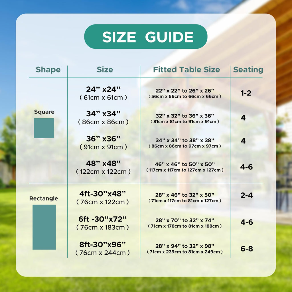 Fitted Rectangle Tablecloths for 6ft Folding Tables 6 Packs White