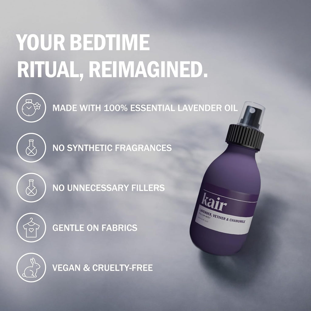 Pillow Spray Mist, Lavender Vetiver & Chamomile, Natural Aromatherapy - Set of 34
