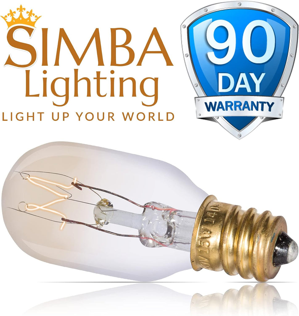 T6.5 25W Replacement Bulb E12 Candelabra Base 2700K, 6 Pack