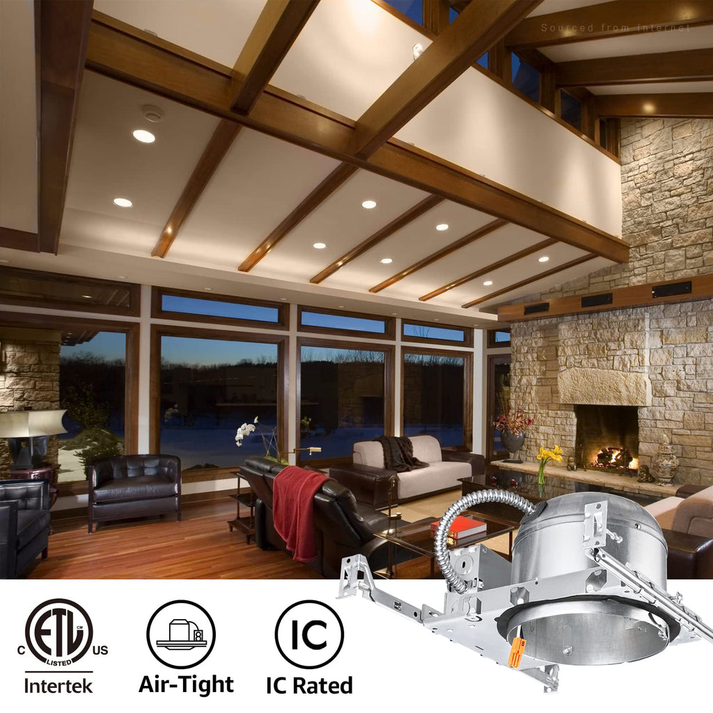 6 Inch Shallow New Construction Recessed Lighting Housing