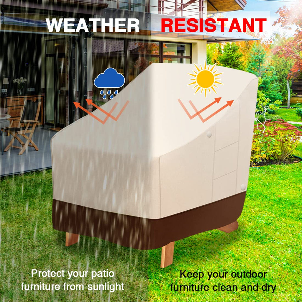 Adirondack Patio Chair Cover 2Pack 38x31x30 Waterproof Outdoor 900D
